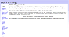 Desktop Screenshot of modnikatalogy.cz
