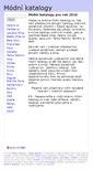 Mobile Screenshot of modnikatalogy.cz